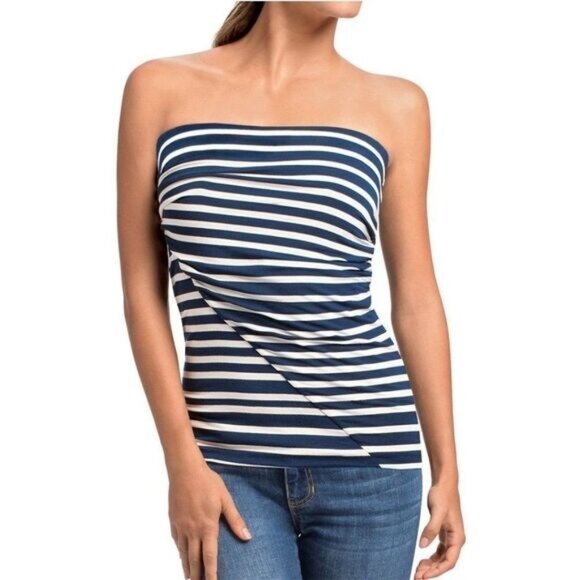 Women's Summer Casual Strapless‎ Bandeau Tube Tops - Picture 1 of 3